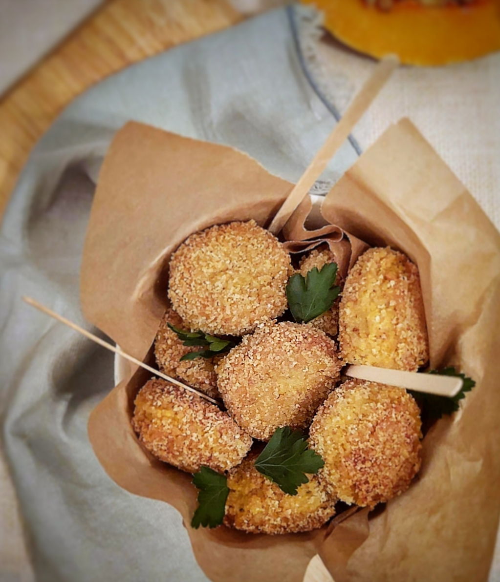 polpette di cous cous, tofu e zucca